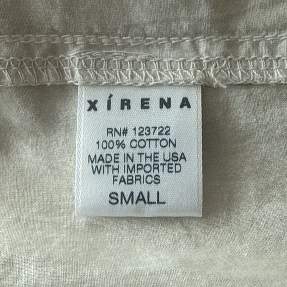 XiRENA Size Small Off White Lightweight Pants Drawstring Pockets Minimalist - Picture 6 of 9